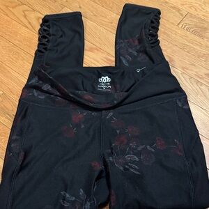 Maurices Black Floral Leggings